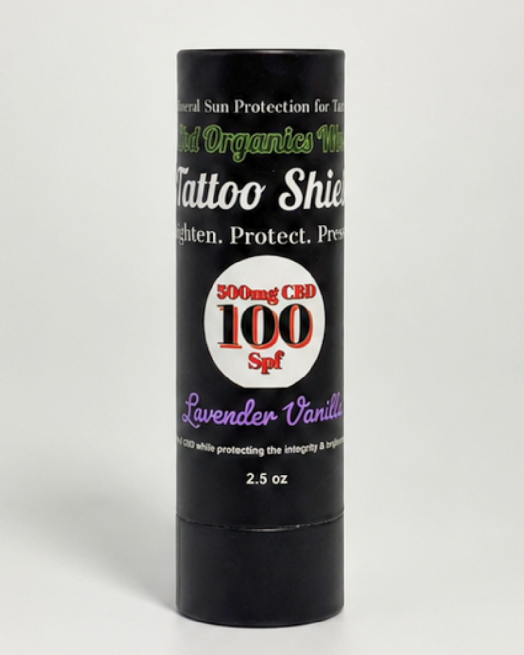 The Tattoo Shield 100 SPF Sun Block (Lavender Vanilla)