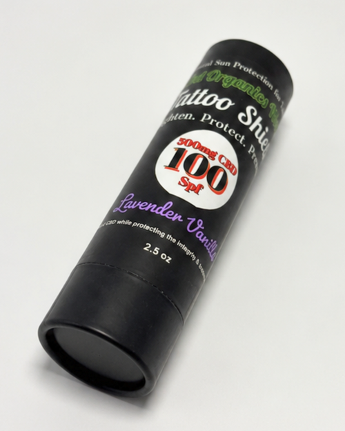 The Tattoo Shield 100 SPF Sun Block (Lavender Vanilla)