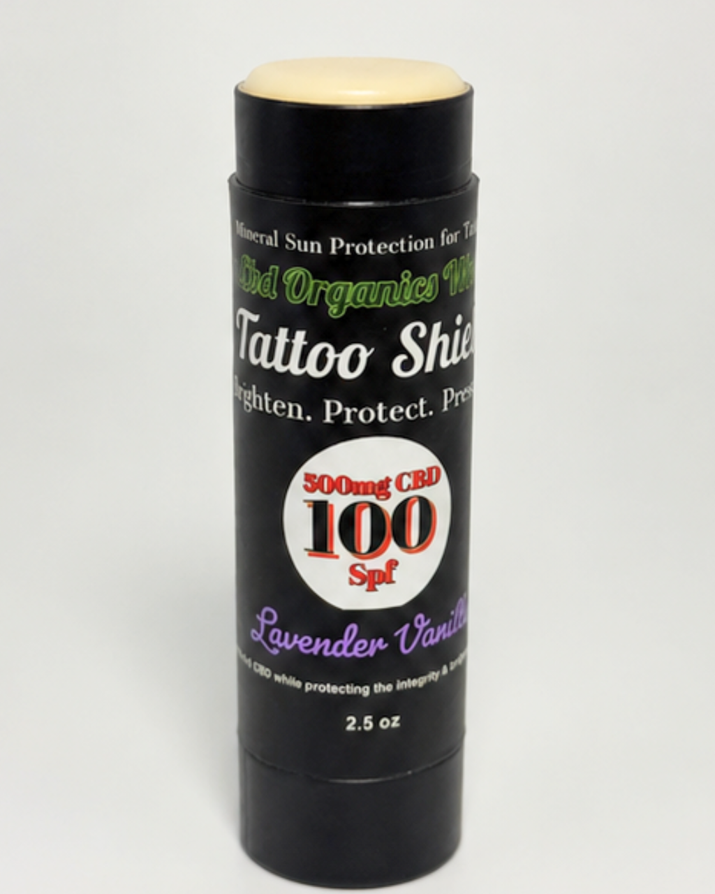 The Tattoo Shield 100 SPF Sun Block (Lavender Vanilla)